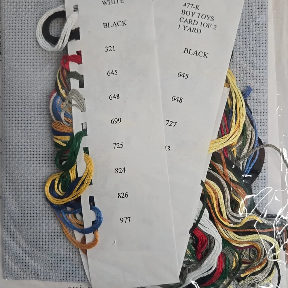 NWT Counted Cross Stitch Kit Trucks Cars Boats Space Shuttle Helicopters